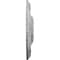 Ekena Millwork Amelia Ceiling Medallion (Fits Canopies up to 2 3/8"), 19 5/8"OD x 3/4"P, Ultra Pure White Crackle CM20AMUWC - alternate 5